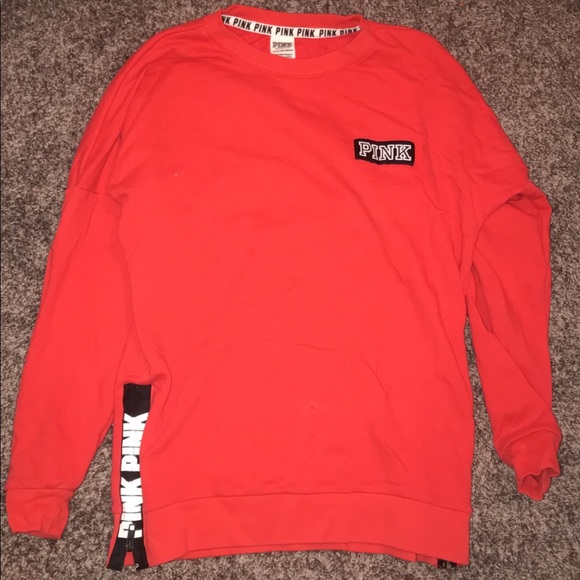 PINK Victoria's Secret Sweaters - Red crew neck (pink)